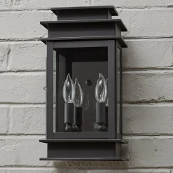 Rectangular Step Outdoor Sconce - Medium