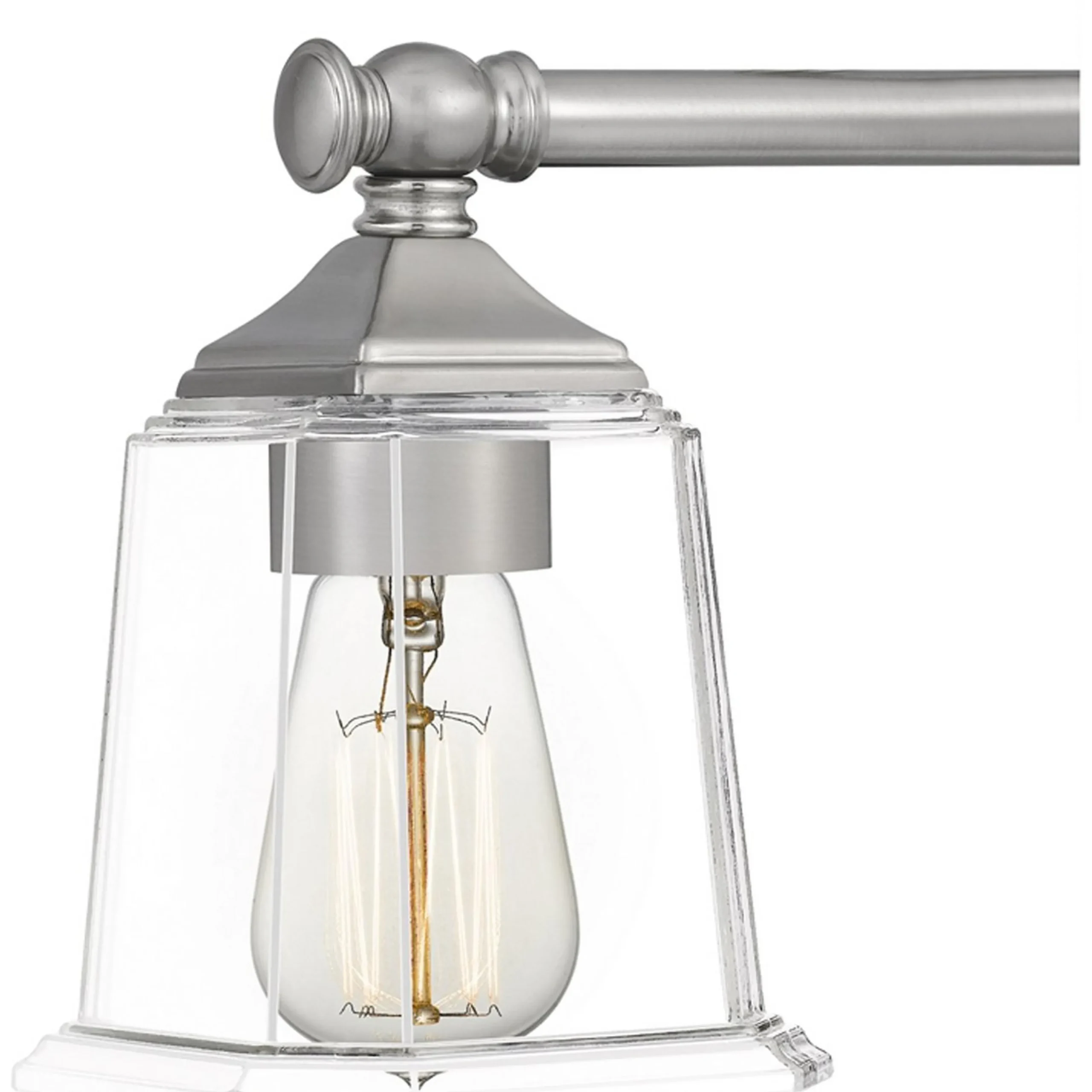 Refined Classic Vanity Light - 3 Light - Clear Glass