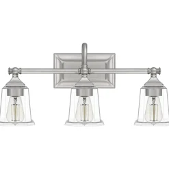 Refined Classic Vanity Light - 3 Light - Clear Glass