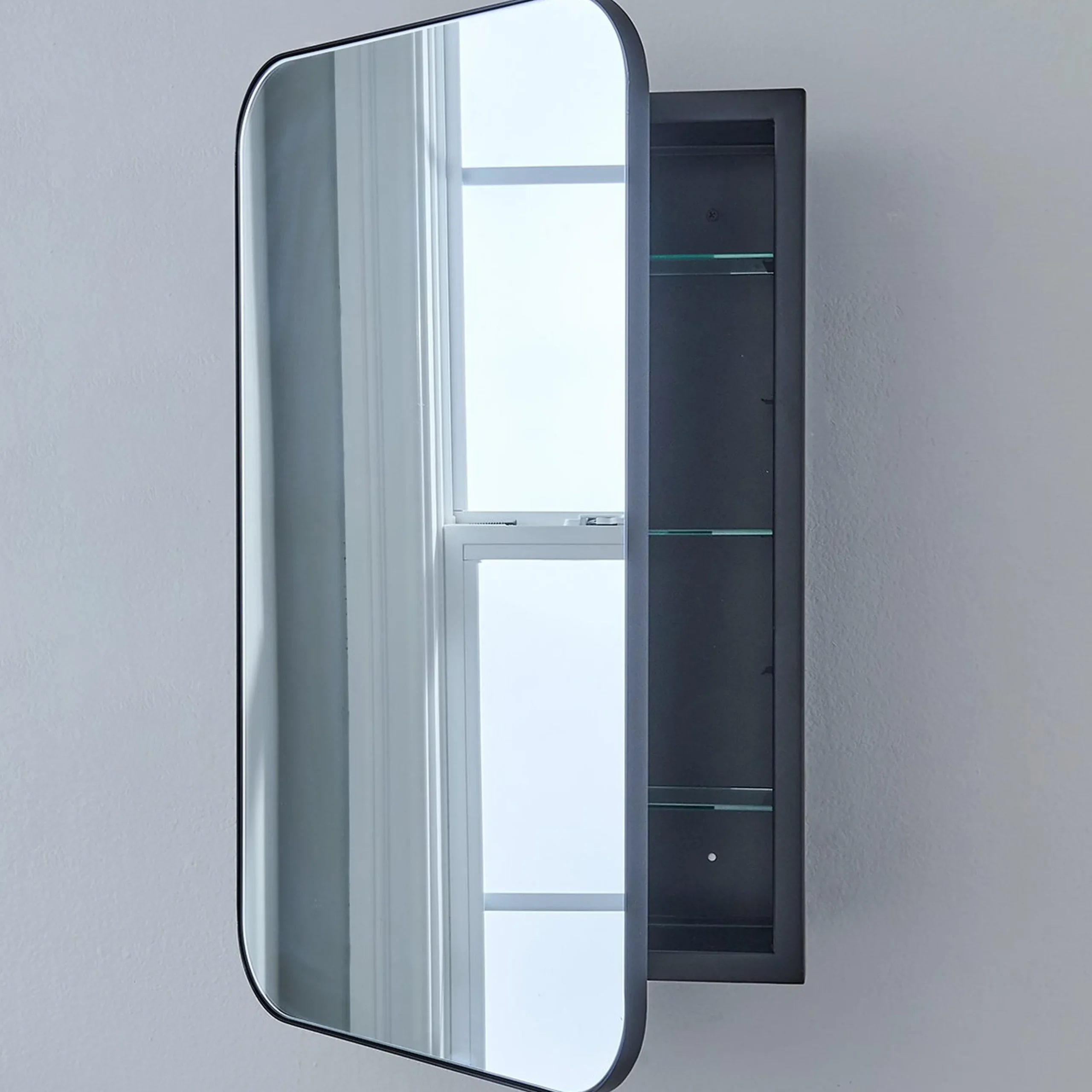 Refreshingly Rectangular Medicine Cabinet Mirror