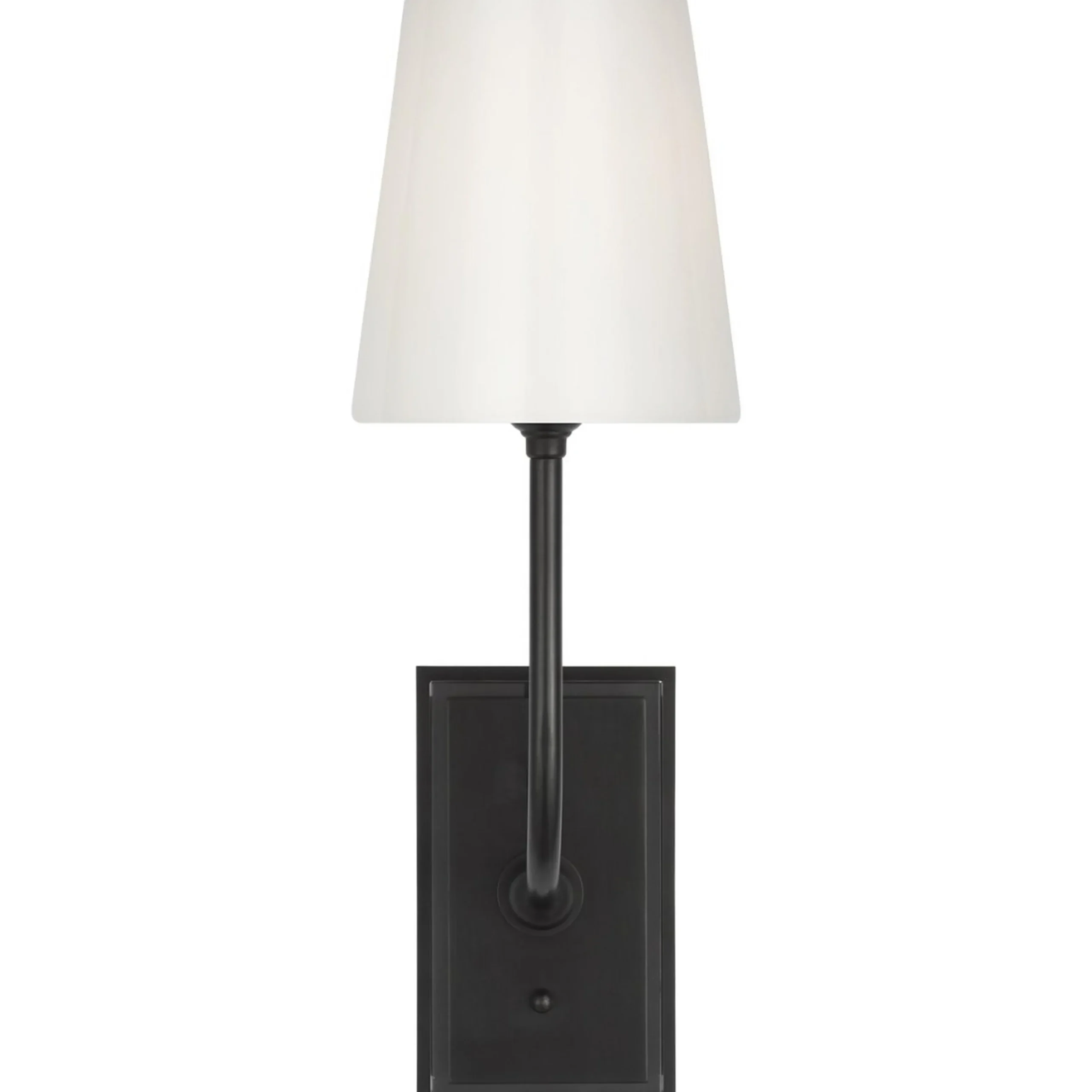 Regency Rechargeable LED Cordless Sconce - White Glass
