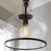Reproduction Glass Cloche Pendant