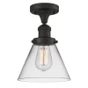Restoration Stationary Ceiling Light - Clear Glass