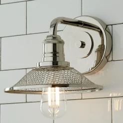 Retro Warehouse Shade Bath Sconce