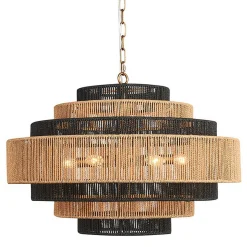 Rhodes Rattan Chandelier