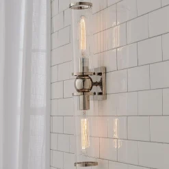 Ribbed Farria Double Bath Sconce