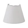 5.5" Rolled Edge Modern Shield Chandelier Shade