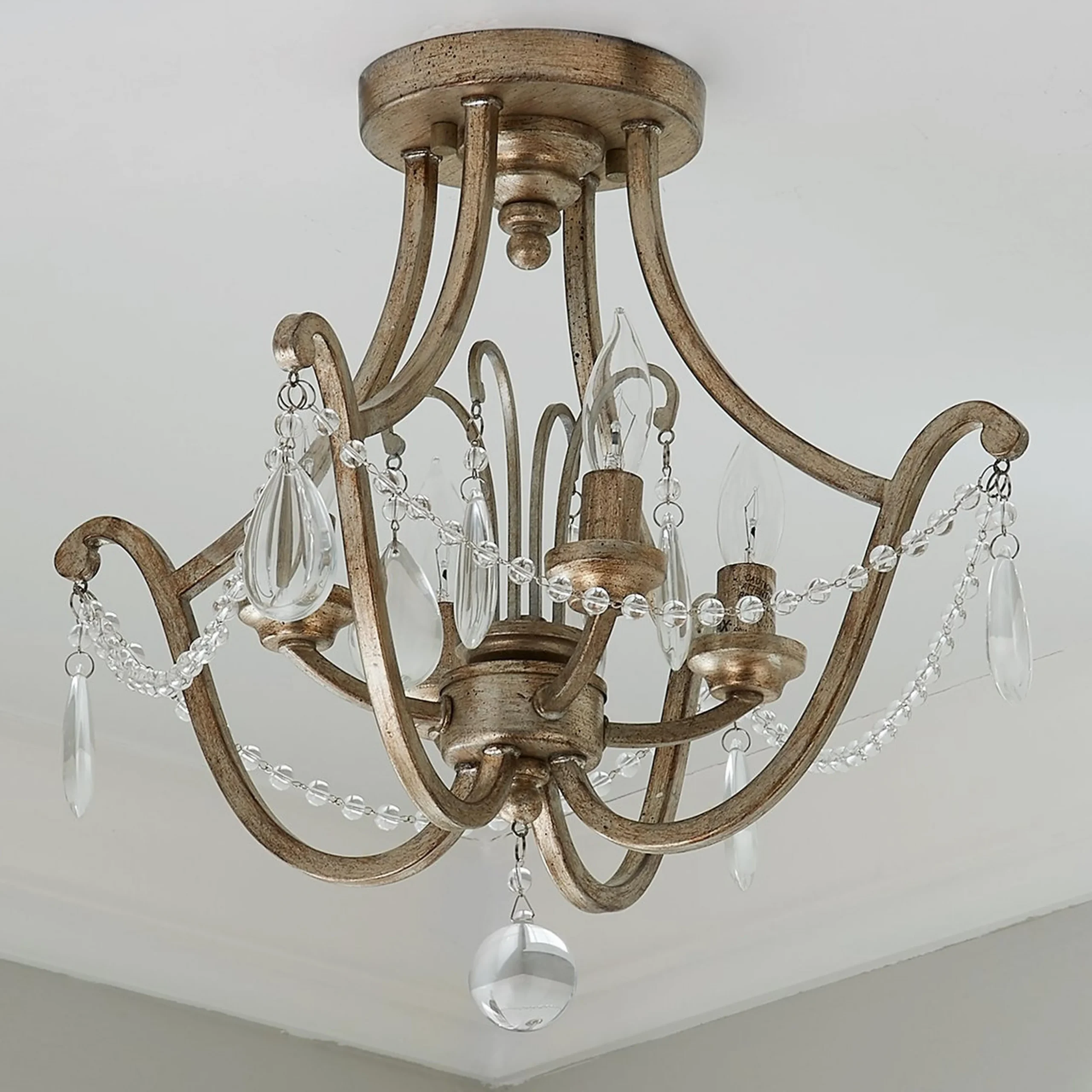 Romantic Riley Semi-Flush Ceiling Light