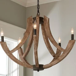 Rustic Brolly Chandelier