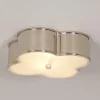 Scalloped Metal Ceiling Light - Large
