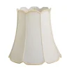 16" Scallop Long Bell Lamp Shade