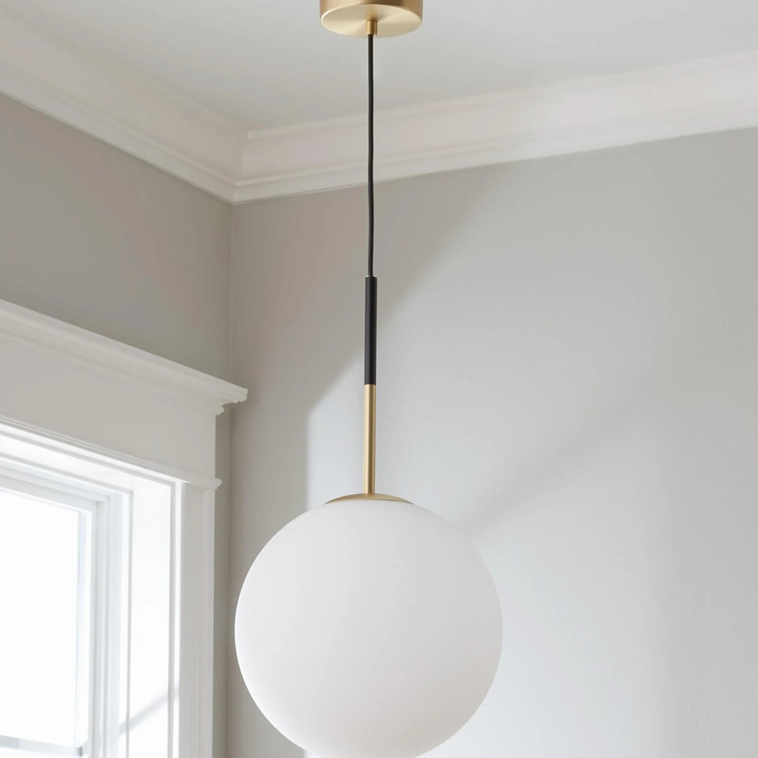 Scandinavian Large Mod Globe Pendant