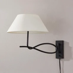 Script Swing Arm Sconce