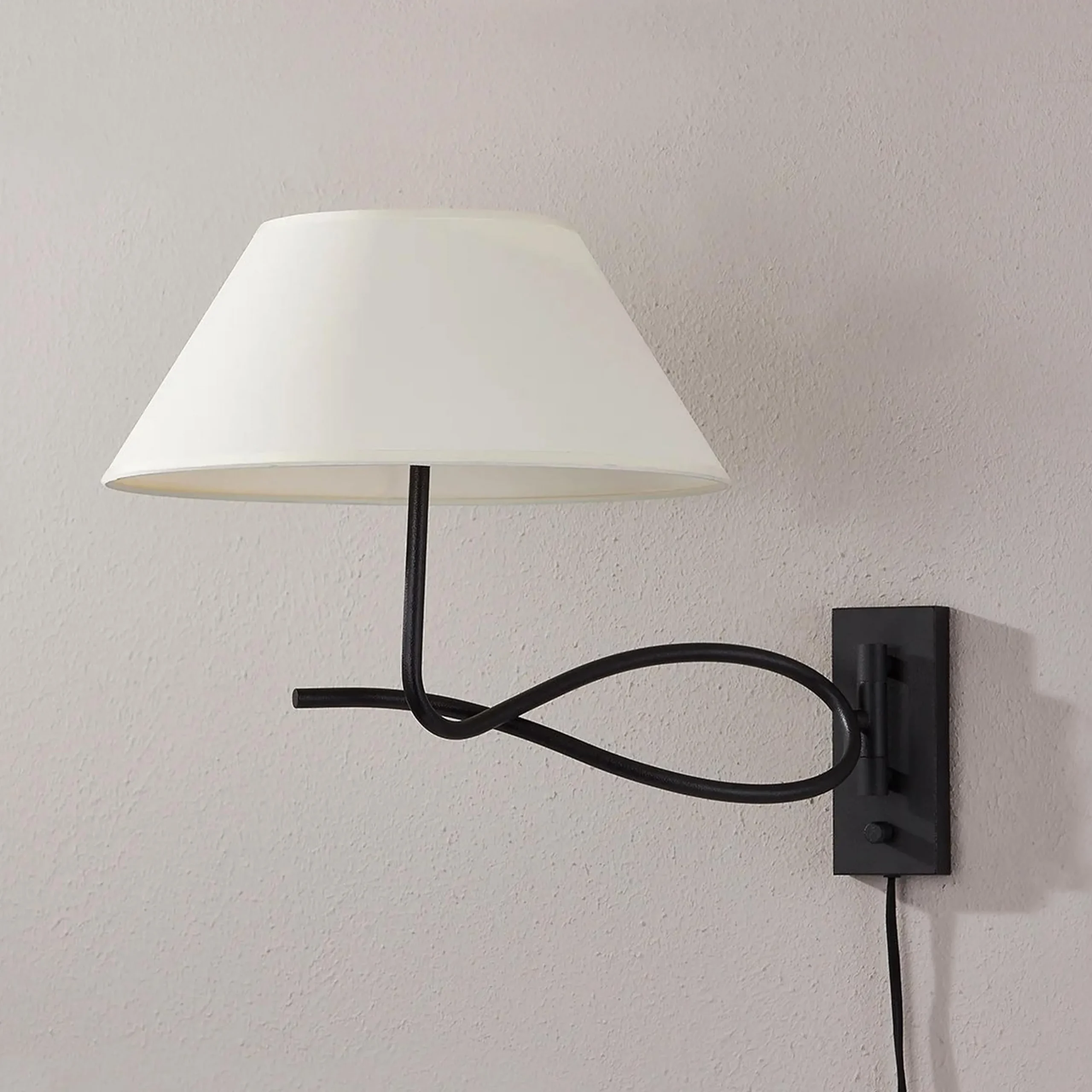 Script Swing Arm Sconce
