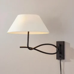 Script Swing Arm Sconce