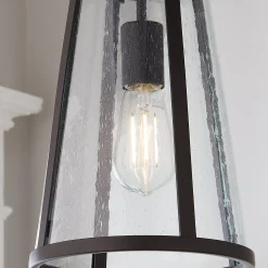 Seeded Glass Transitional Pendant - Small