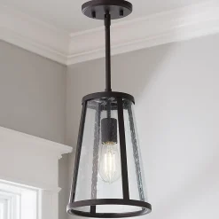 Seeded Glass Transitional Pendant - Small