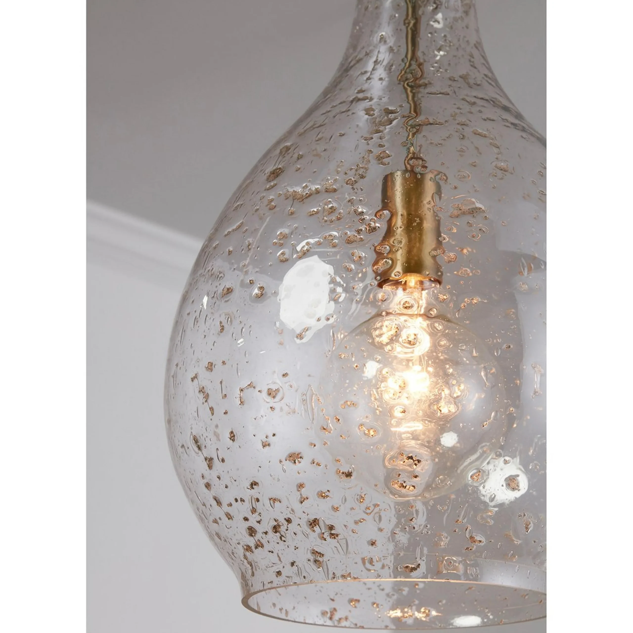 Seeded Raindrop Pendant