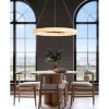Septimus Ring Chandelier - Small - Faux Alabaster