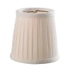 4" Shantung Side Pleat Chandelier Shade