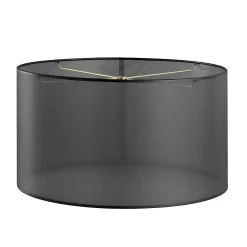 15" Sheer Elegance Organza Drum Shade