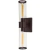 Simple Glass Cylinder Sconce - 2 Light