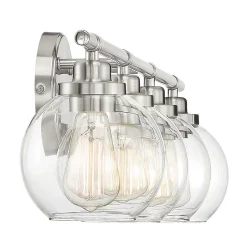 Simple Globe Vanity Light - 4 Light