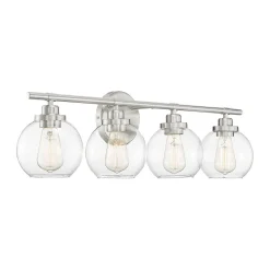 Simple Globe Vanity Light - 4 Light