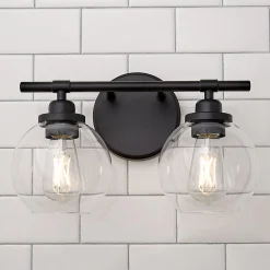 Simple Globe Vanity Light - 2 Light