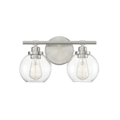 Simple Globe Vanity Light - 2 Light