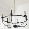 Simply Blake Basket Chandelier - 6 Light