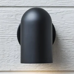Single Spotlight Outdoor Sconce - Dome