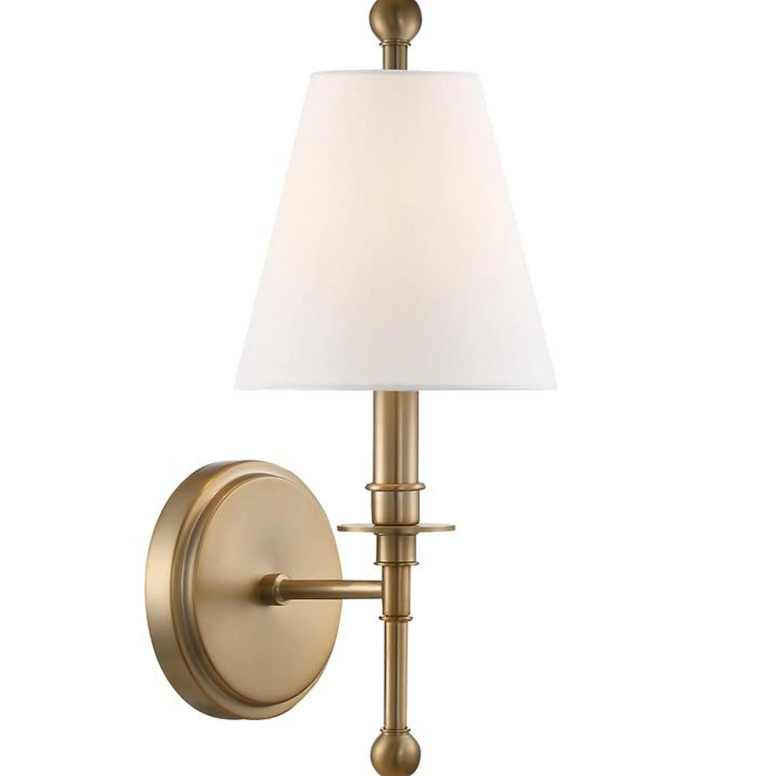 Sleek Adorned Bar Sconce