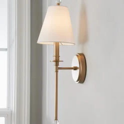 Sleek Adorned Bar Sconce