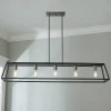 Sleek Minimalist Island Chandelier - 5 Light