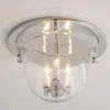 Smokebell Lantern Ceiling Light - Clear