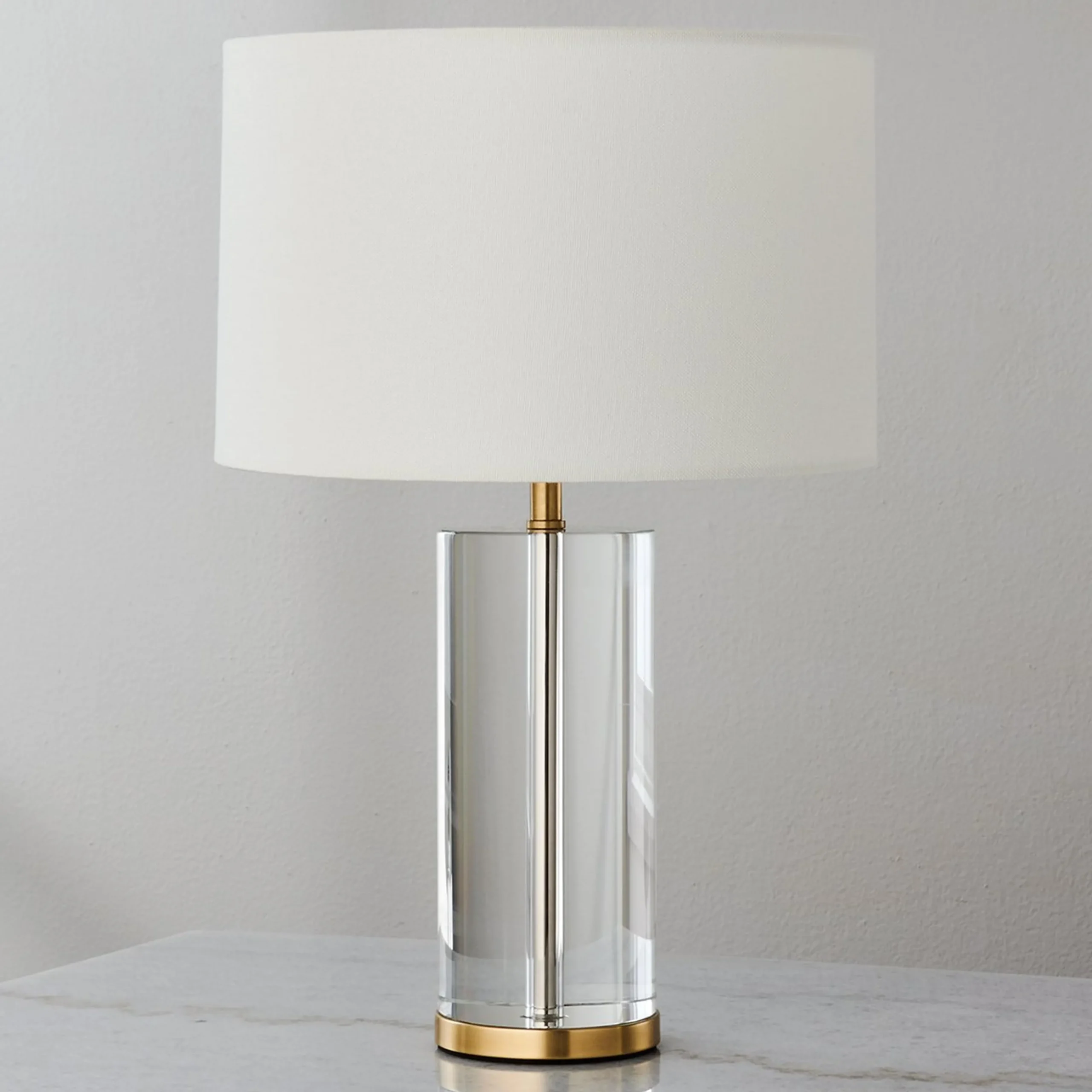 Snowpack Cordless LED Table Lamp - Crystal