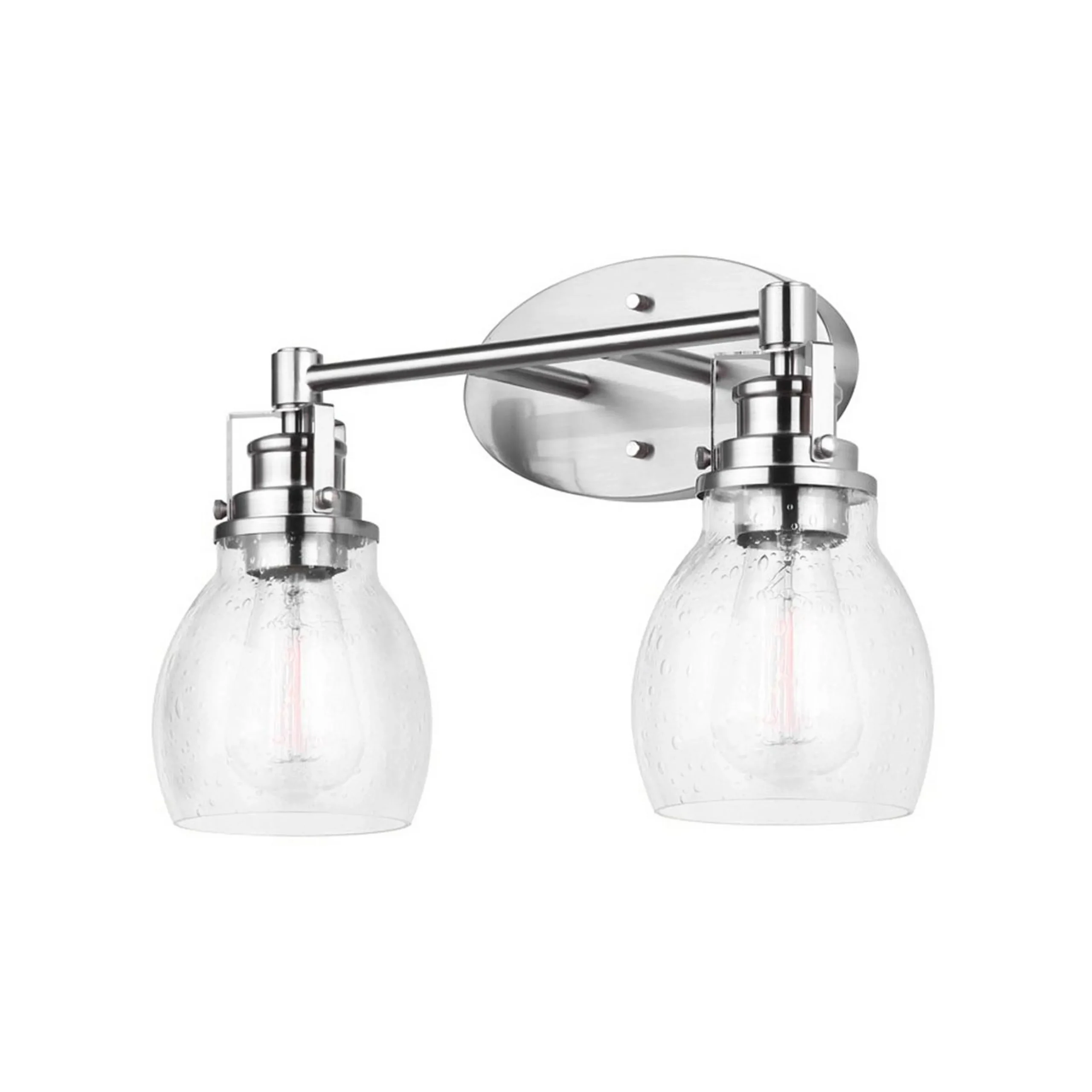 Soft Seeded Vanity Light - 2 Light