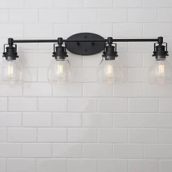 Soft Seeded Vanity Light - 4 Light