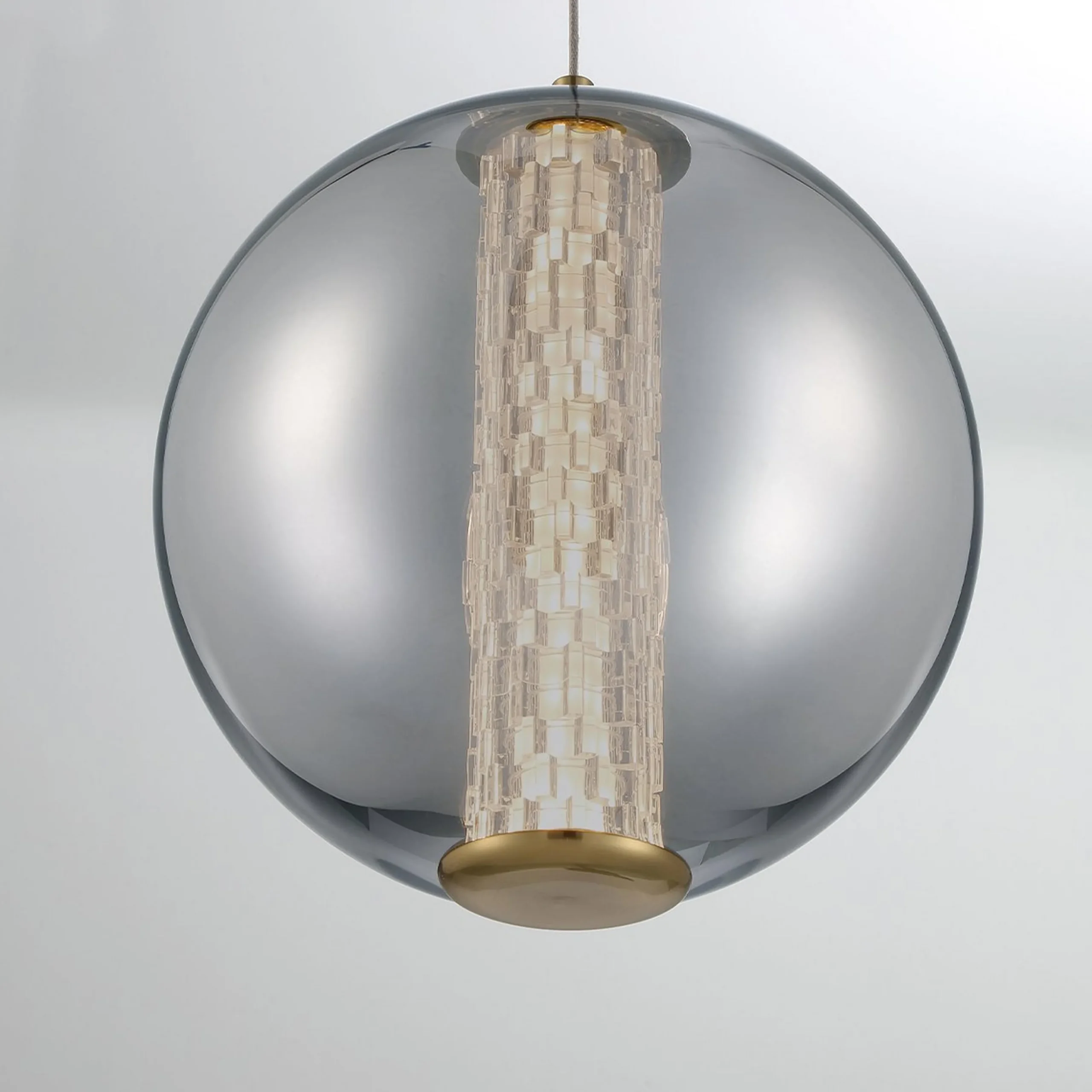 Spectrogram LED Pendant - Smoke