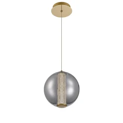 Spectrogram LED Pendant - Smoke