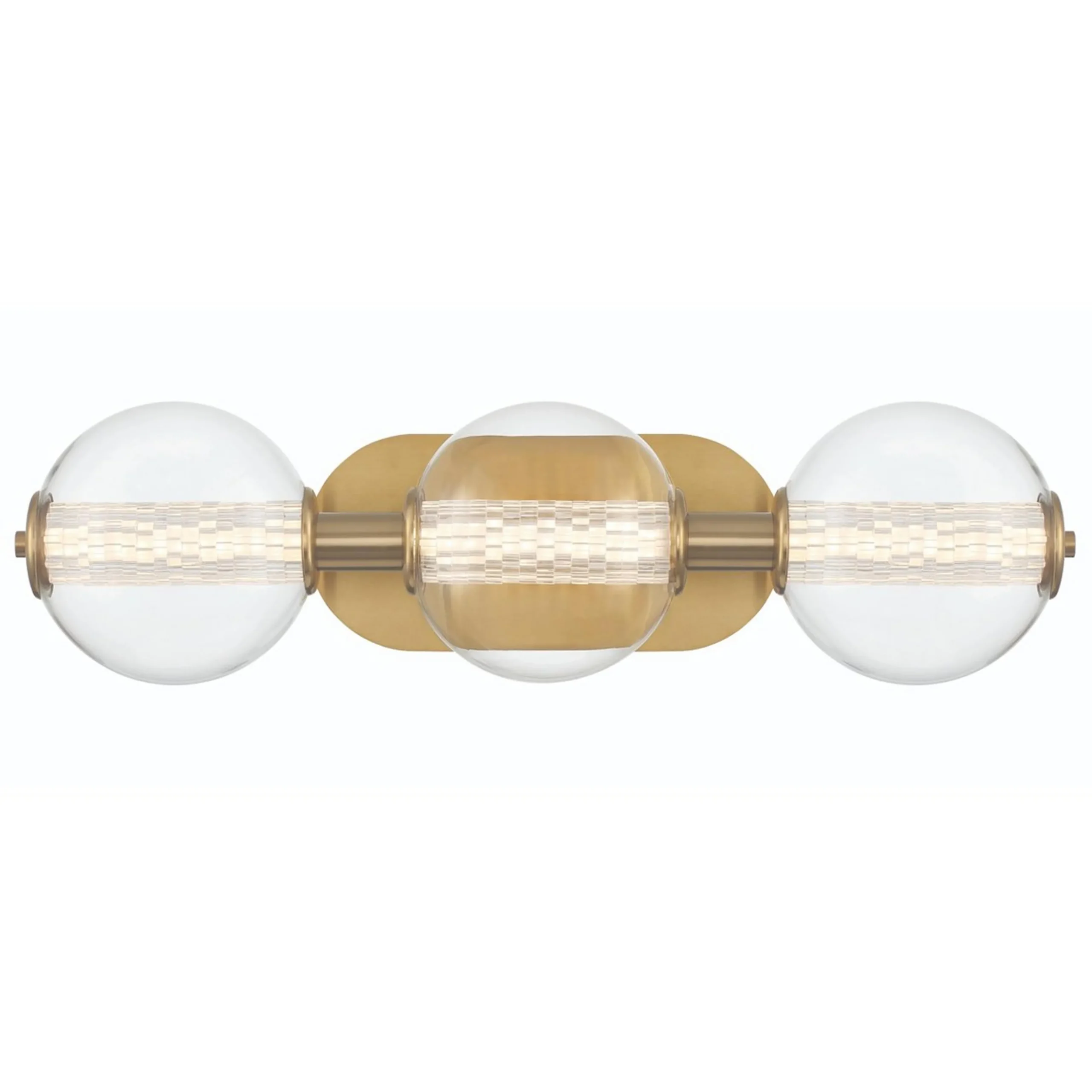Spectrogram LED Vanity Light - 3 Light