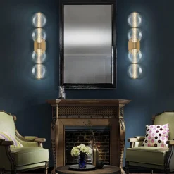 Spectrogram LED Vanity Light - 4 Light