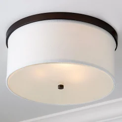 Springfield Linen Shade Ceiling Light