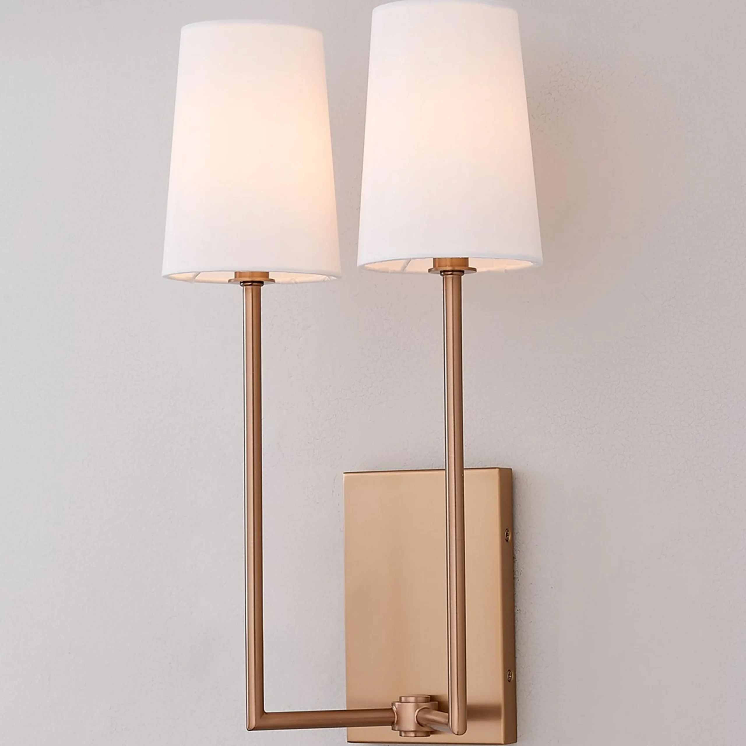 Stark Minimalist Sconce - 2 Light