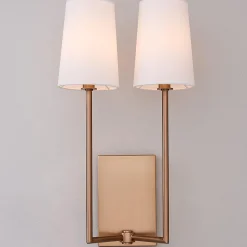 Stark Minimalist Sconce - 2 Light