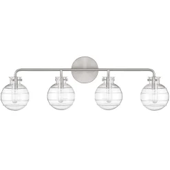 Striped Sphere Vanity Light - 4 Light