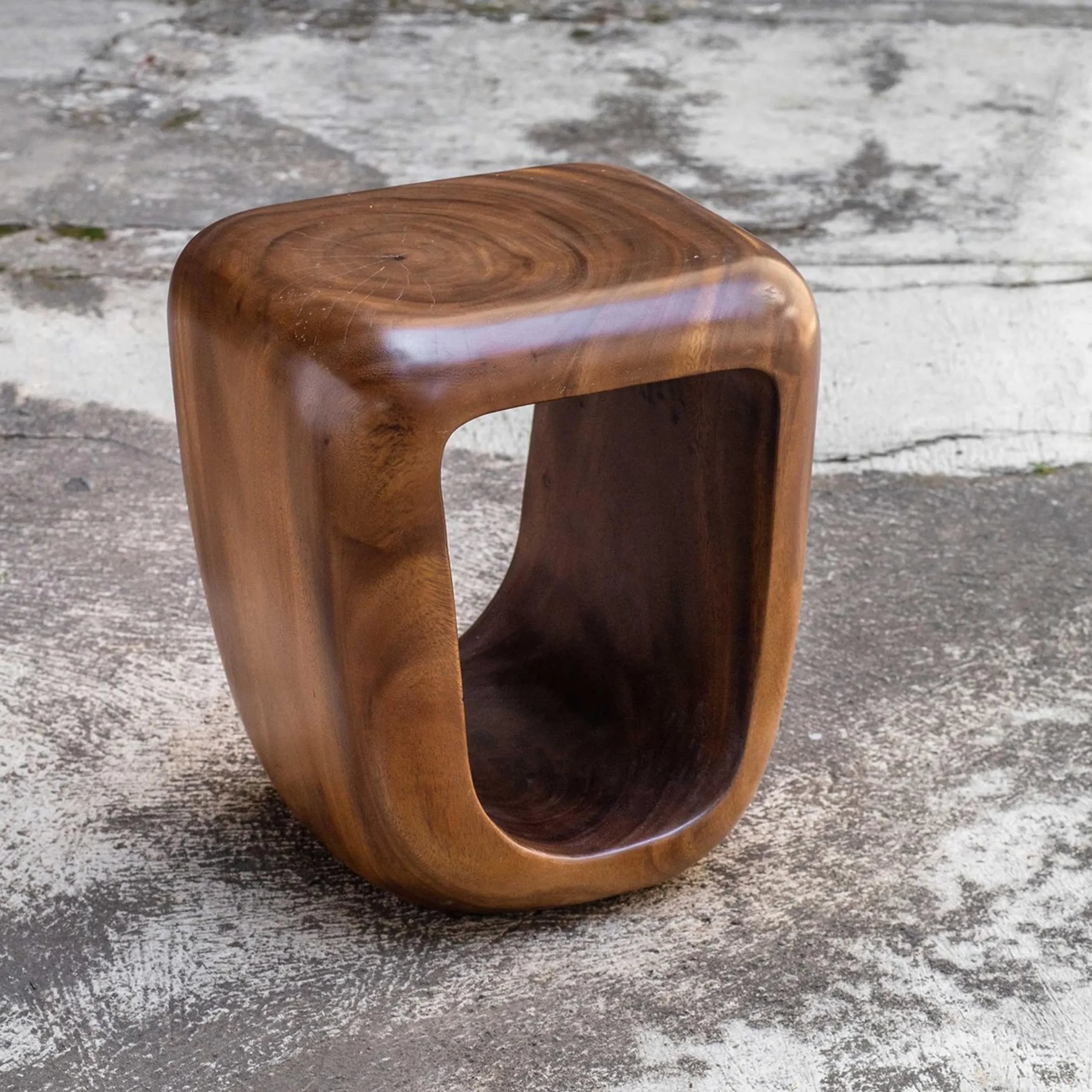Suar Wood End Table