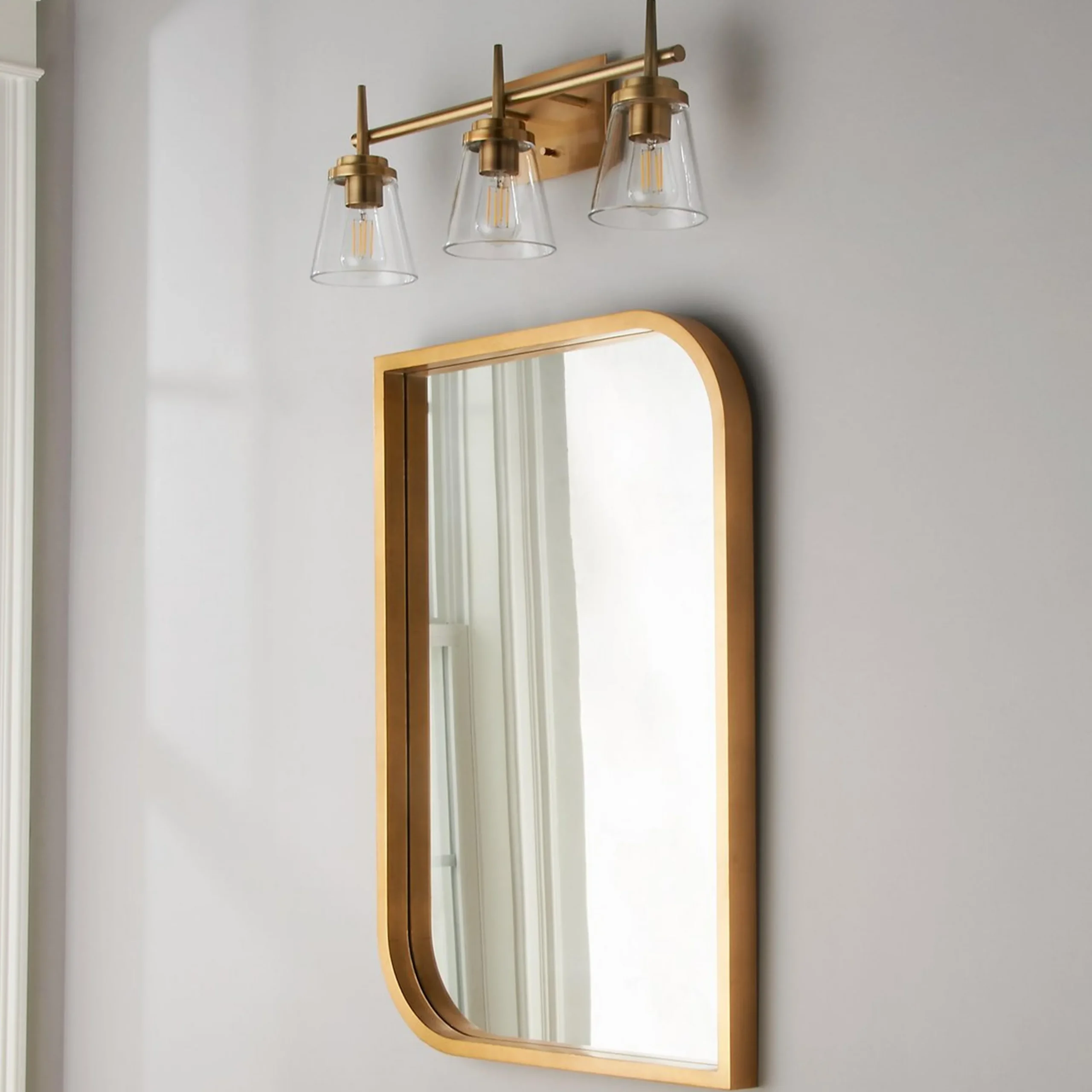Tapered Spike Vanity Light - 3 Light