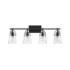Tapered Strap Vanity Light - 4 Light